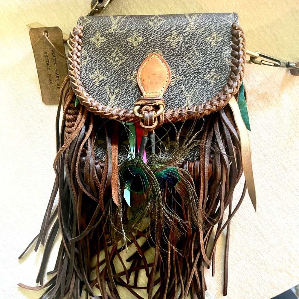 Refurbished Louis Vuitton saddle bag by Vintage Boho bags